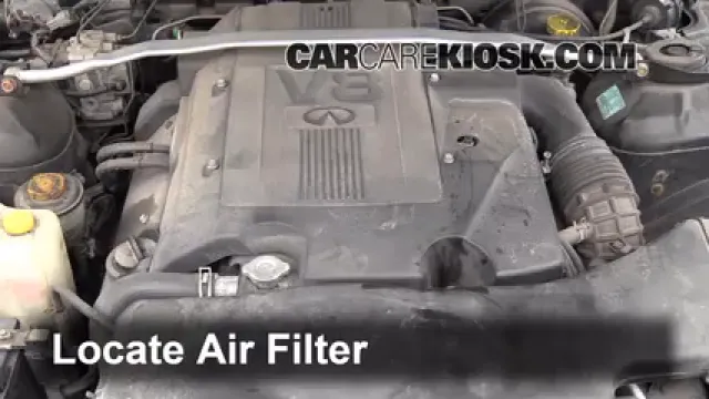 1998 Infiniti Q45 4.1L V8 Filtro de aire (motor) Cambio